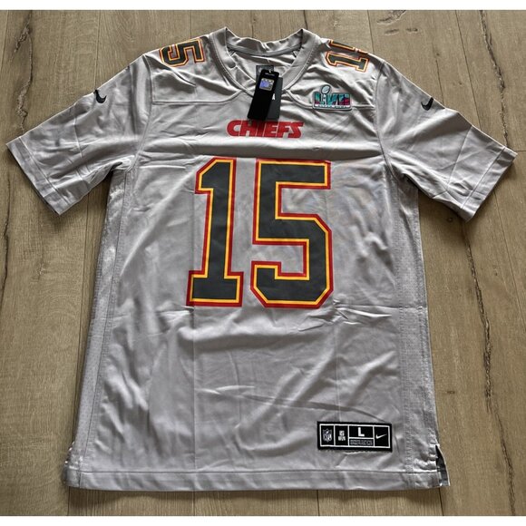 New Nike NFL Kansas City Chiefs Super Bowl LVII L Patrick Mahomes Jersey Size L - Picture 5 of 9